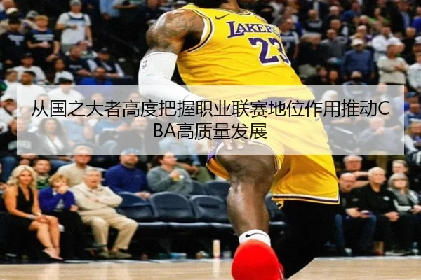 从国之大者高度把握职业联赛地位作用推动CBA高质量发展 - BSports